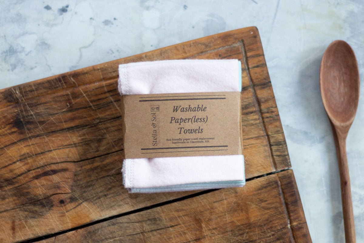 Pastel Washable Paper(less) Towels Sample Pack, Set of 5 - Stella & Sol Sustainables