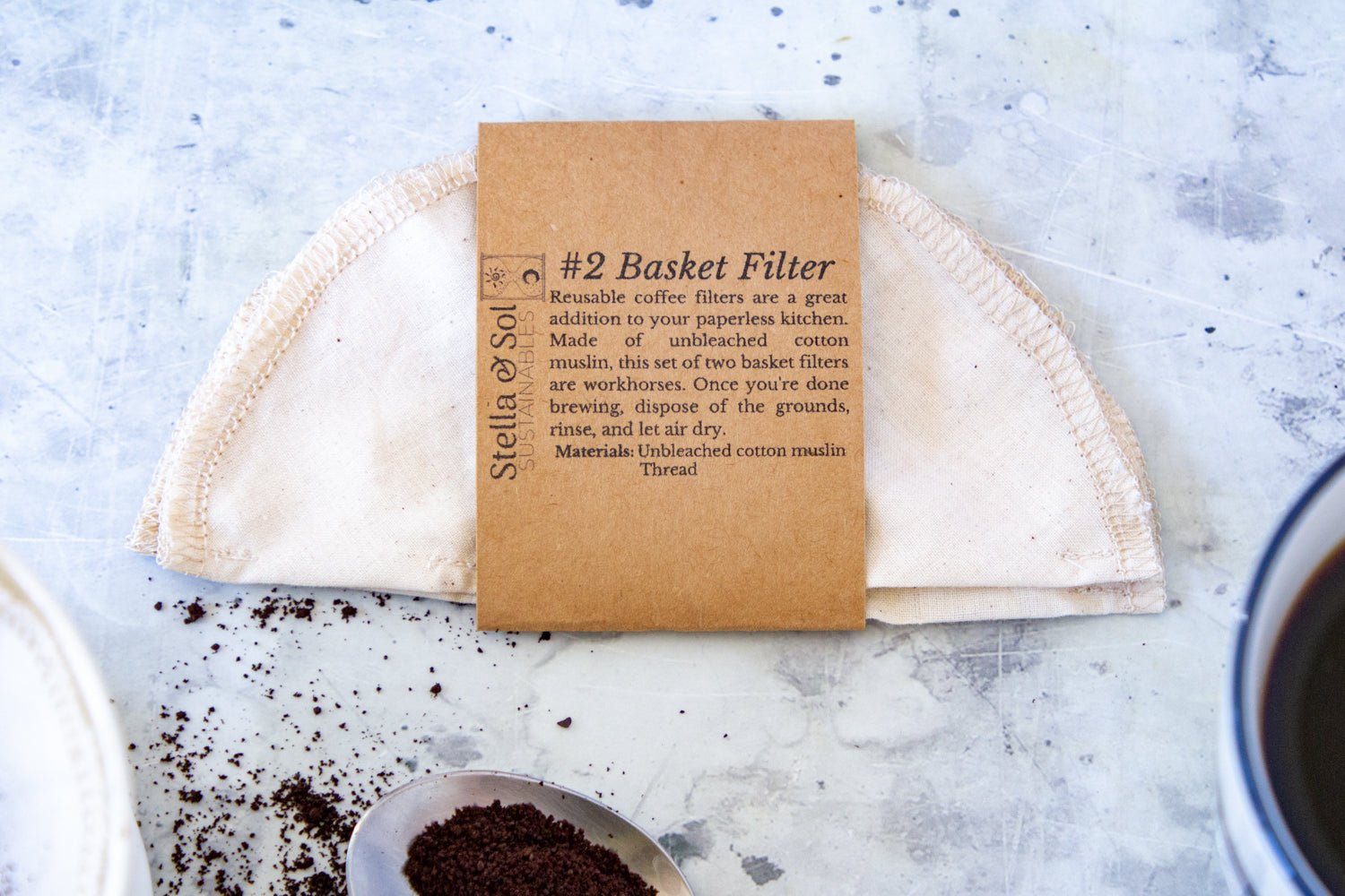 #2 Basket Coffee Filters - Stella & Sol Sustainables