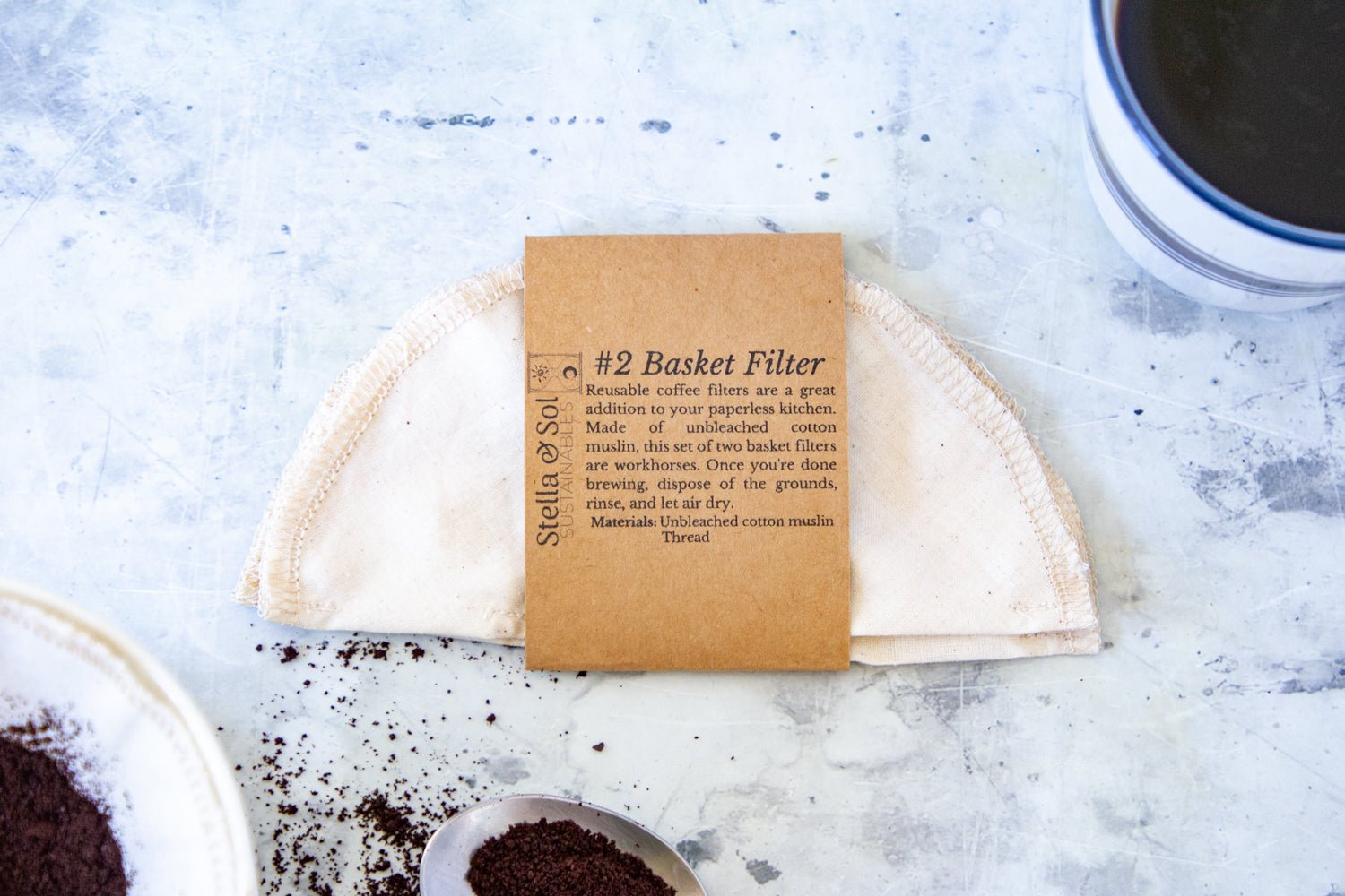 #2 Basket Coffee Filters - Stella & Sol Sustainables