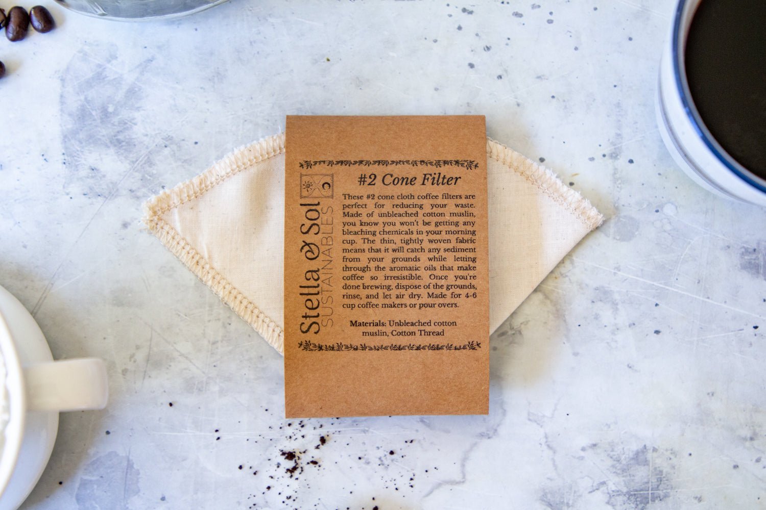 #2 Cone Coffee Filters - Stella & Sol Sustainables