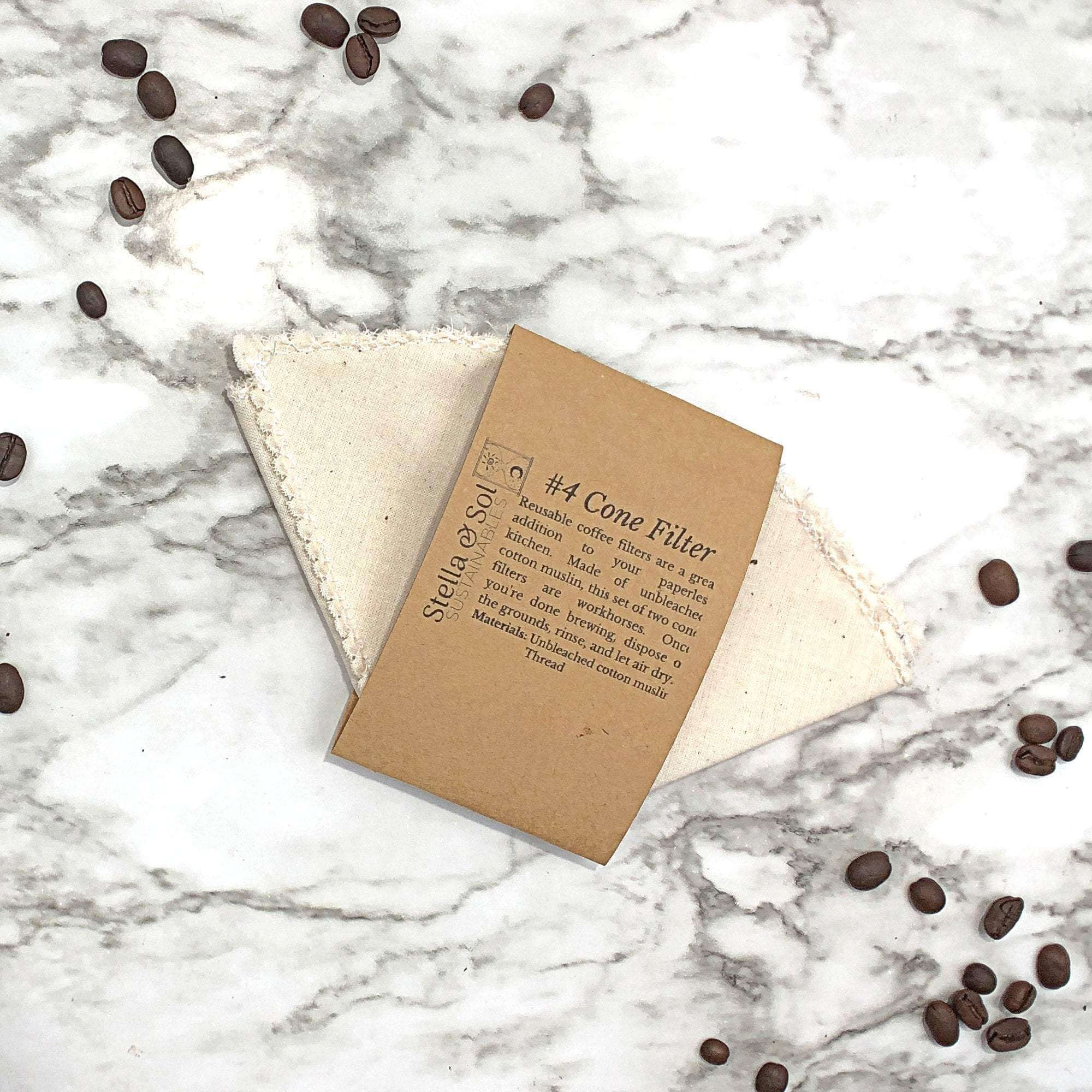 #4 Cone Coffee Filters - Stella & Sol Sustainables