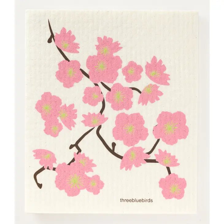 Cherry Blossoms Swedish Dishcloth - Stella & Sol Sustainables