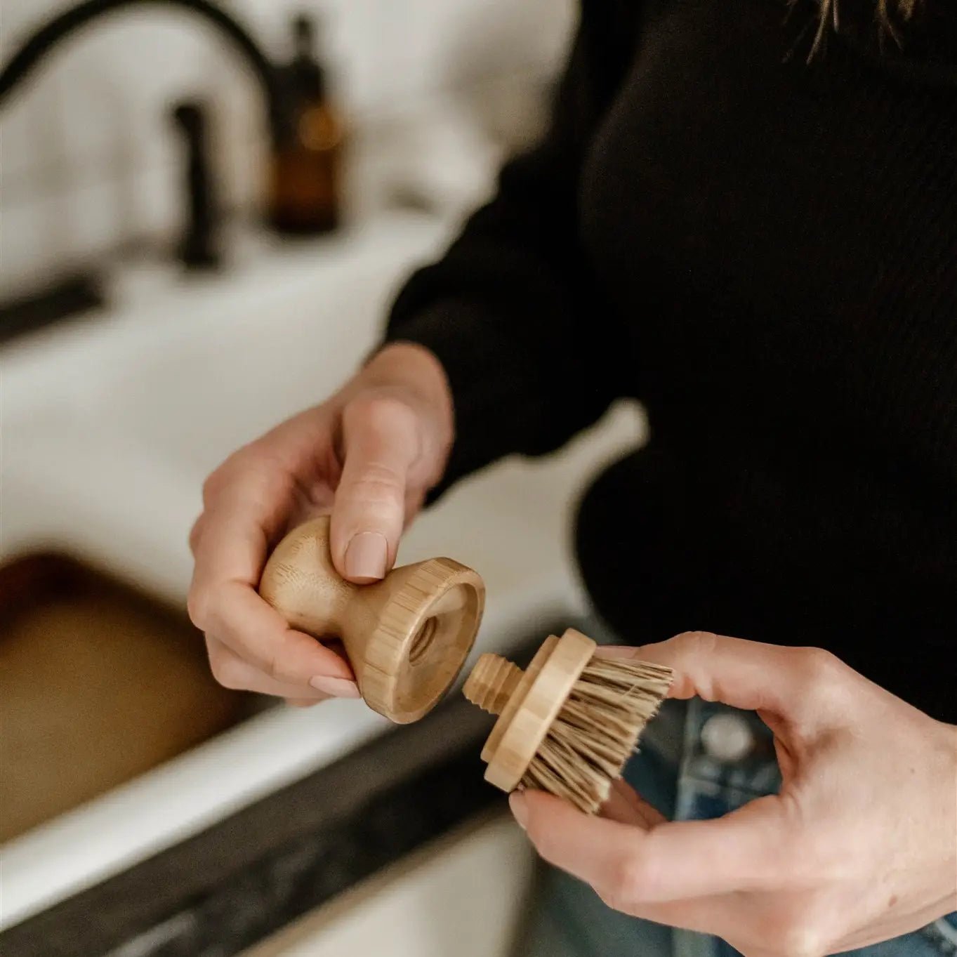 Modular Pot Scrubbing Brush - Stella & Sol Sustainables