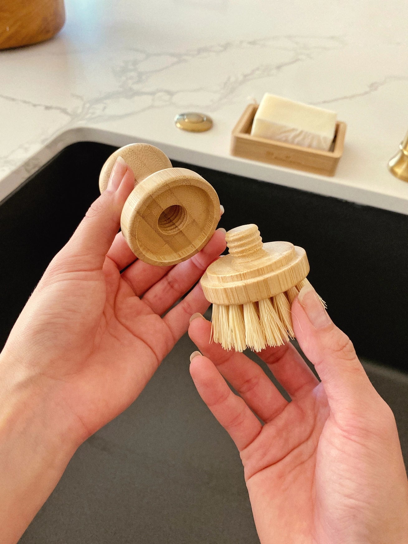Modular Sisal Hand Brush - Stella & Sol Sustainables
