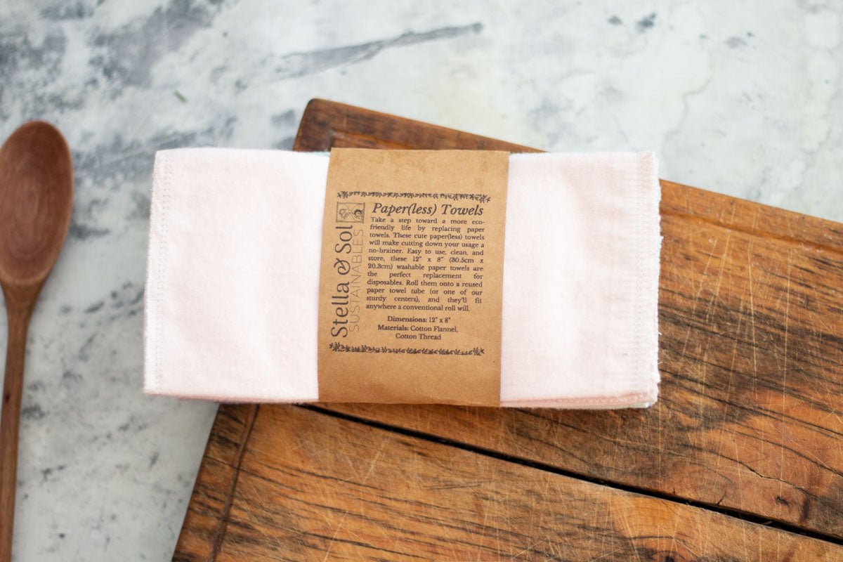 Pastel Washable Paper(less) Towels Refill Pack, Set of 10 - Stella & Sol Sustainables